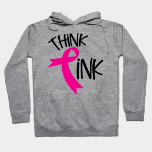 Think Pink Breast Cancer Awareness Hoodie